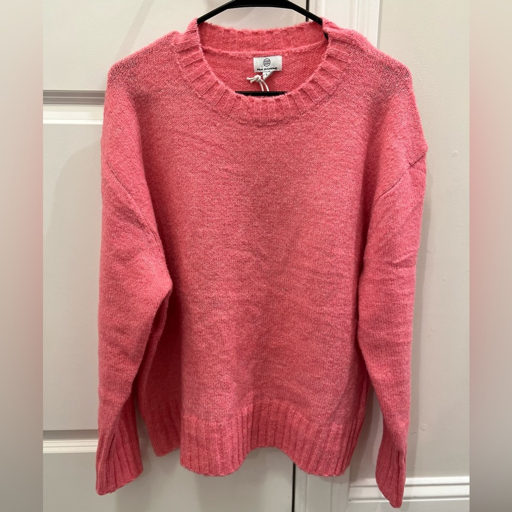 Pink Diamond Sweater/Jumper w/Tags - Size L